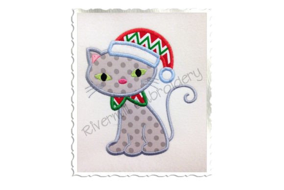 Applique Cat with Santa Hat – A Designer's Review