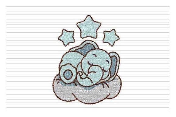 Baby Elephant on Cloud Embroidery: A Craft Fair Review