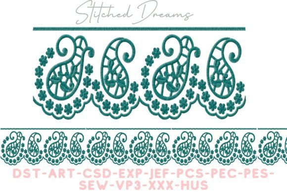 Border of Flowers Embroidery Design Review