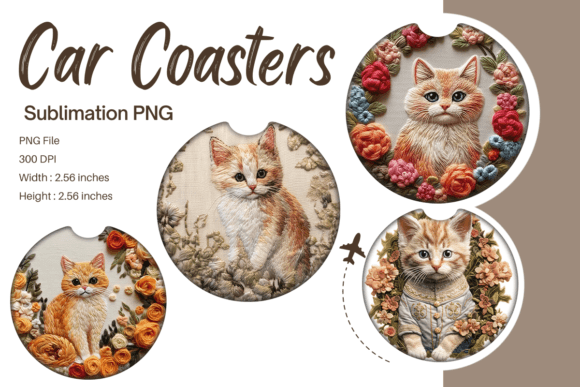 Cat Embroidery Car Coaster Sublimation: A Seasonal Review