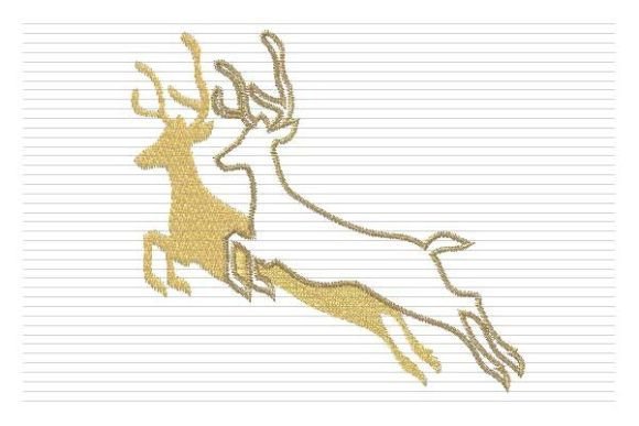 Christmas Deer Jump Embroidery: A Seller’s Review
