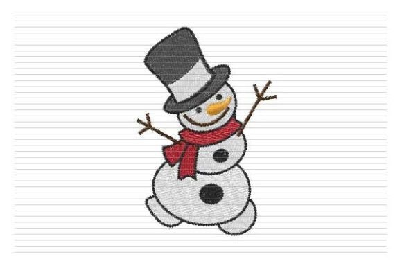 Christmas Snowman Embroidery File: A Designer's Review
