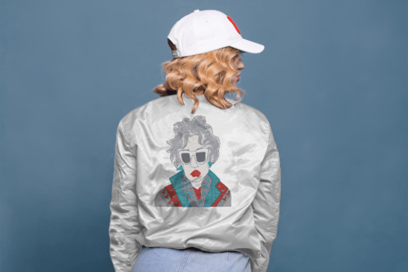 Eddy, Authors Embroidery Design