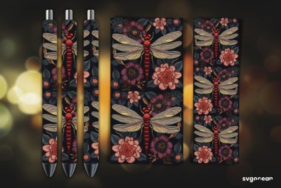 Embroidery Dragonfly Pen Sublimation: Craft Fair Product Review