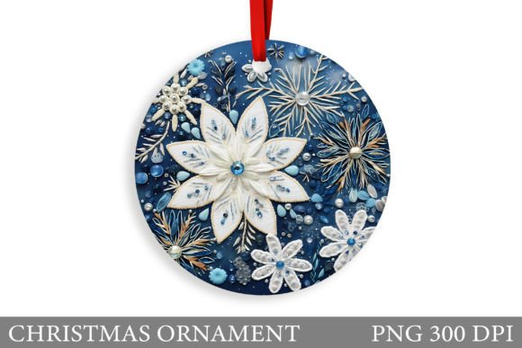 Embroidery Snowflakes Christmas Ornament Review