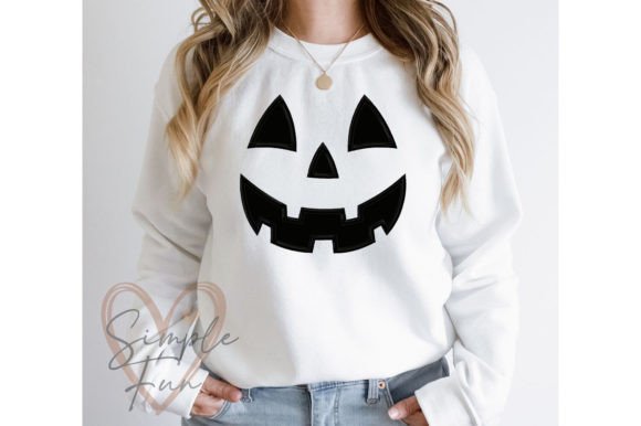 Jack O Lantern Applique Embroidery for Branded Merch