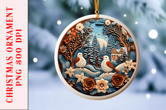 Reviewing the Cute Embroidery Look Bird Ornament Design
